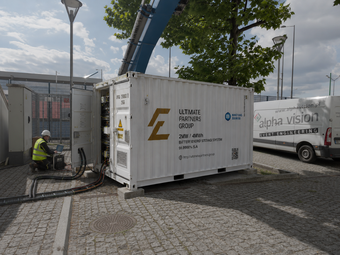 2 MW 4 MWh BESS Container von Ultimate Partners Group